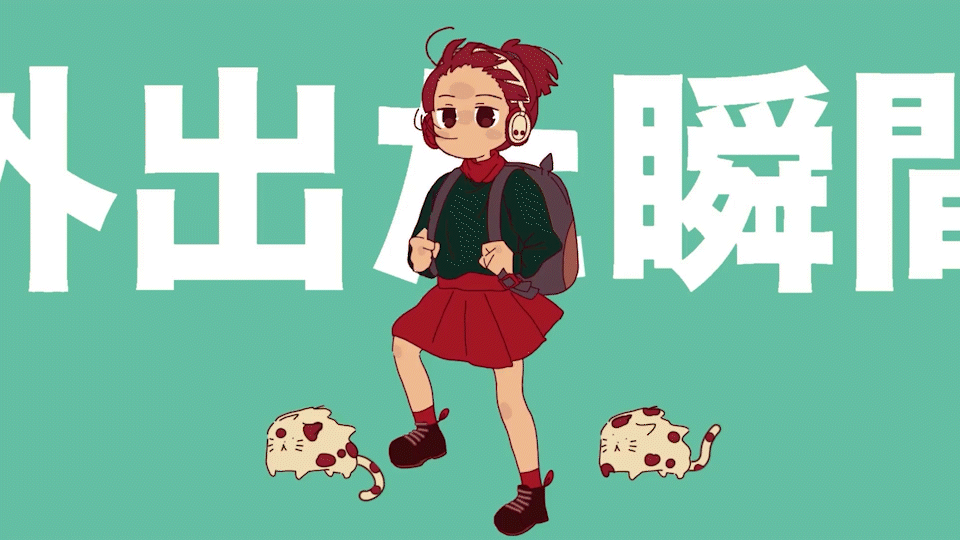 Expressive hand-drawn animated asset